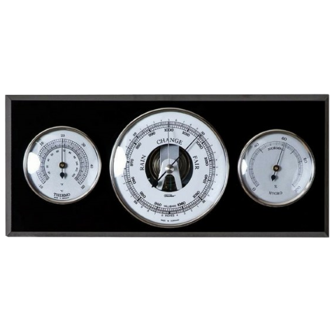 Deluxe Clock, Barometer, Thermometer and Hygrometer Weather